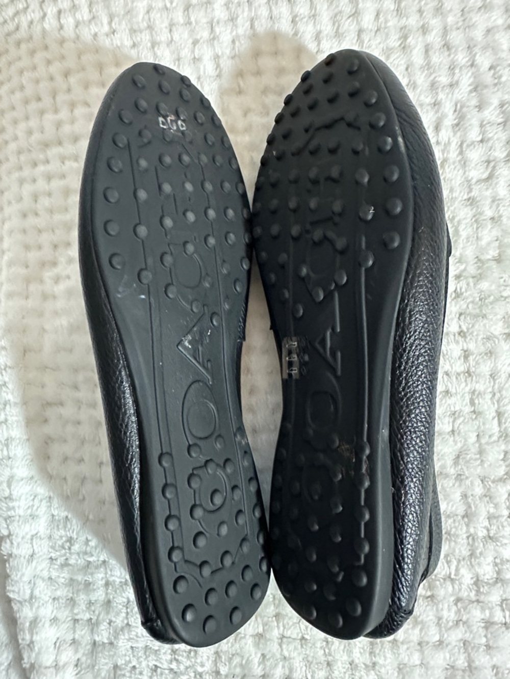 Coach Fredrica Black Leather Loafers Size 8 - Picture 6 of 7